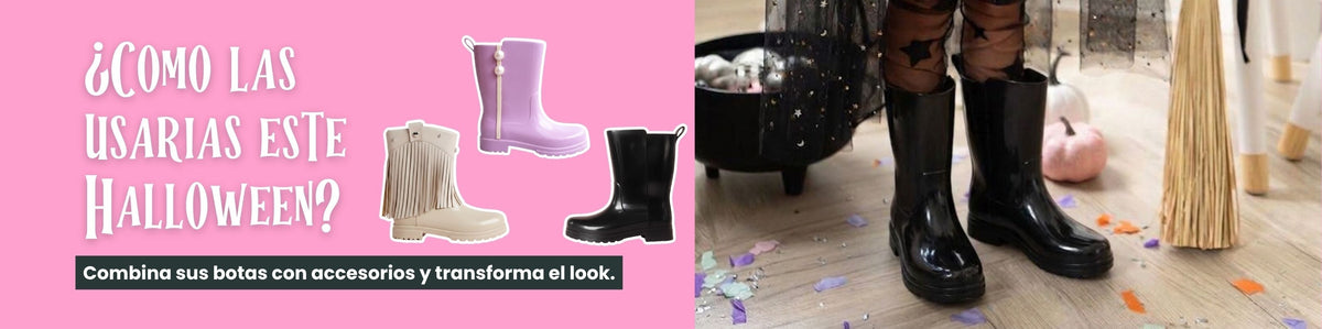 Halloween con Jelly Shoes: 13 disfraces para niños donde las botas son las protagonistas