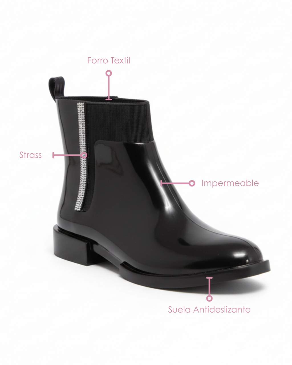 Botines Angelina Strass