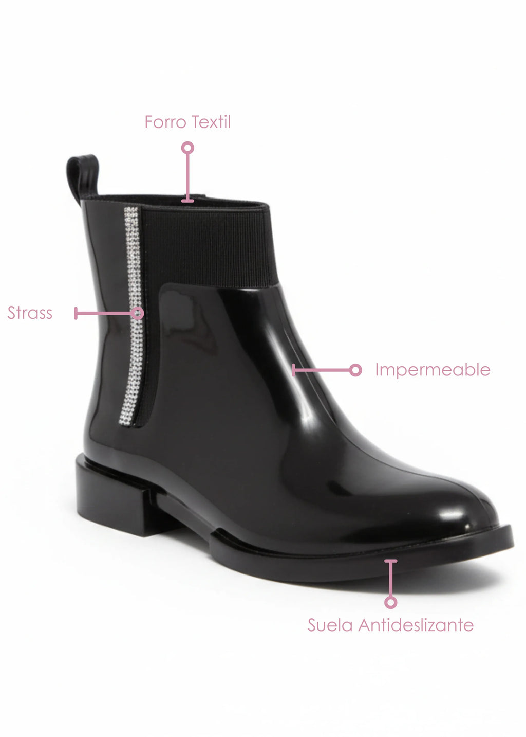 Botas Angelina Strass