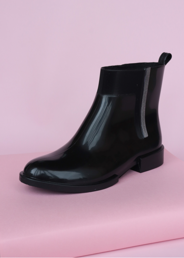 Botines Angelina Glitter detalle en el lateral