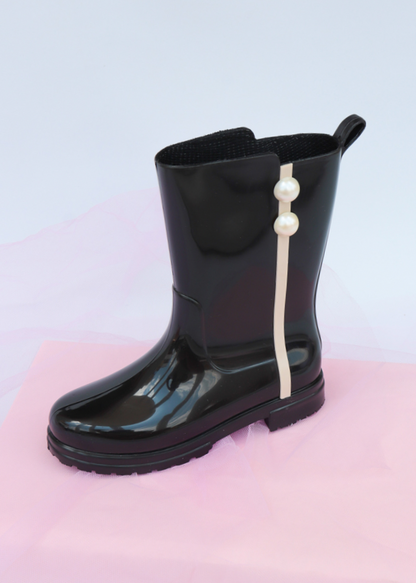 Hanna Pearls Negro/Beige