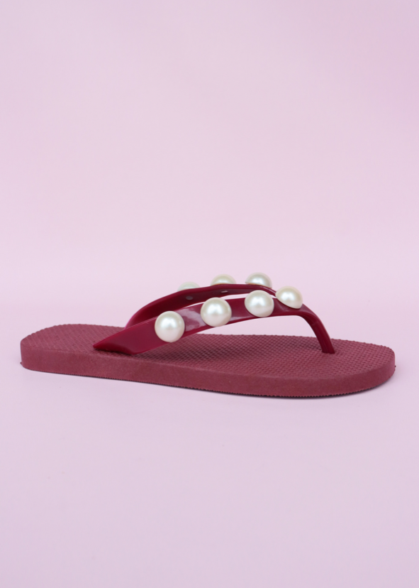 Sandalias Flip Flops Pearls