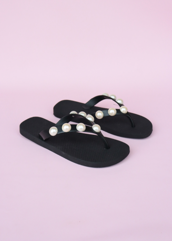 Sandalias Flip Flops Pearls