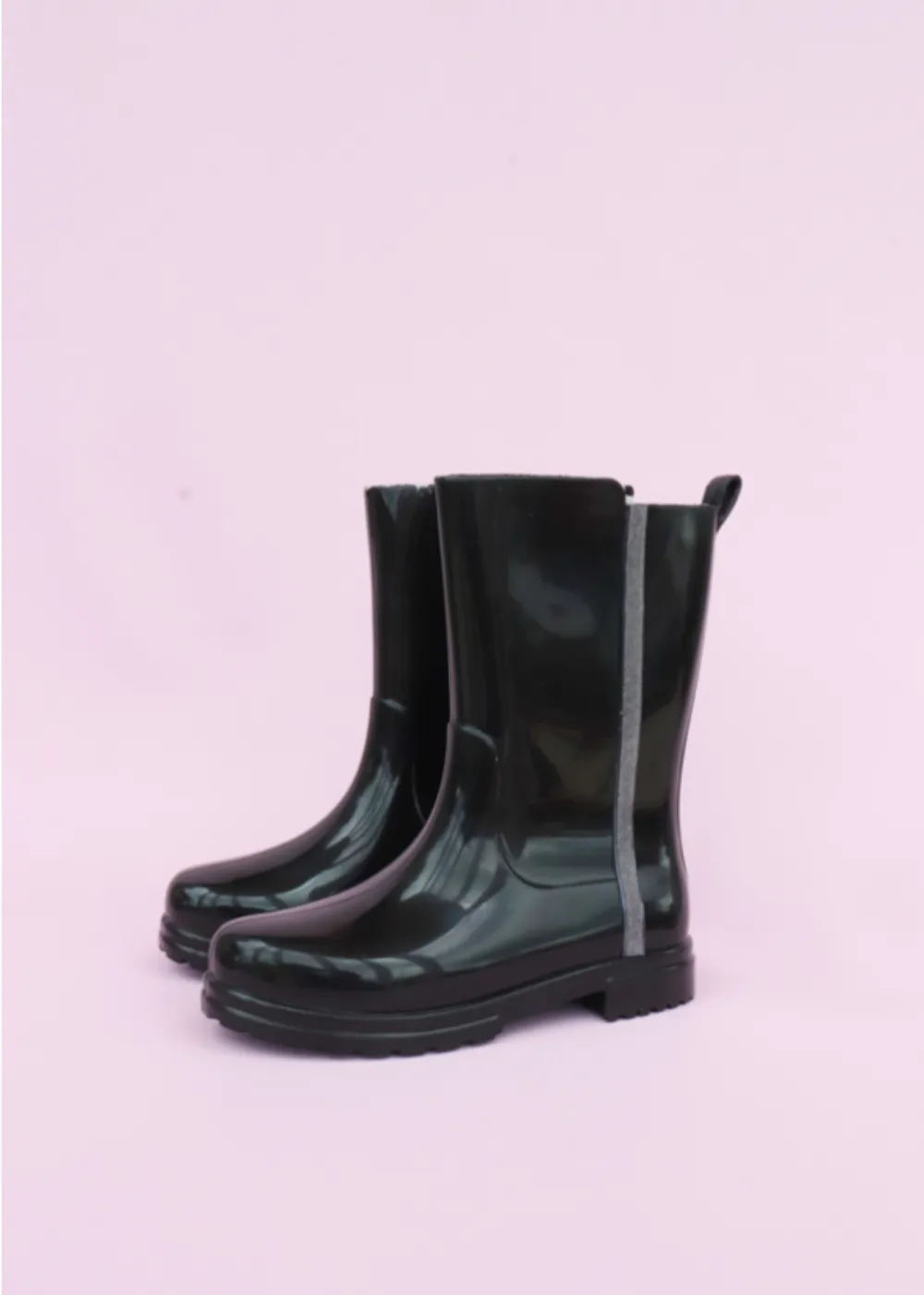 Botas Hanna Glitter con Detalle Lateral