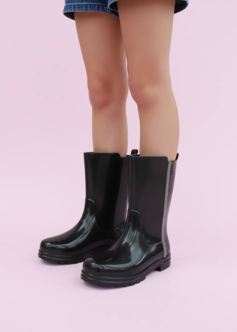 Botas Hanna Glitter con Detalle Lateral