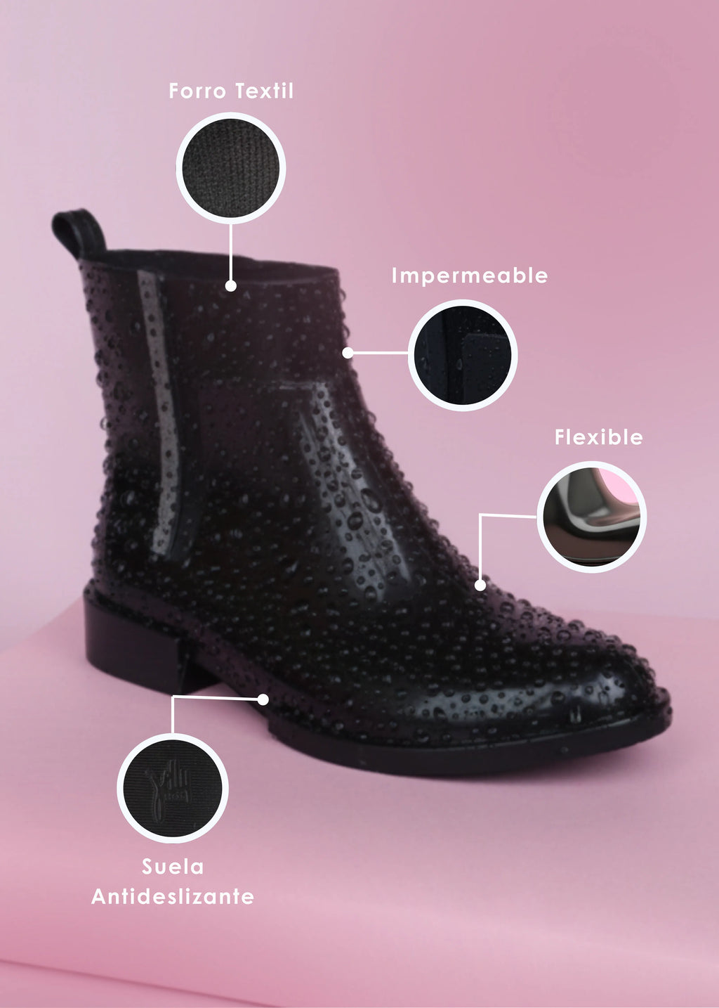 Botas Angelina Glitter