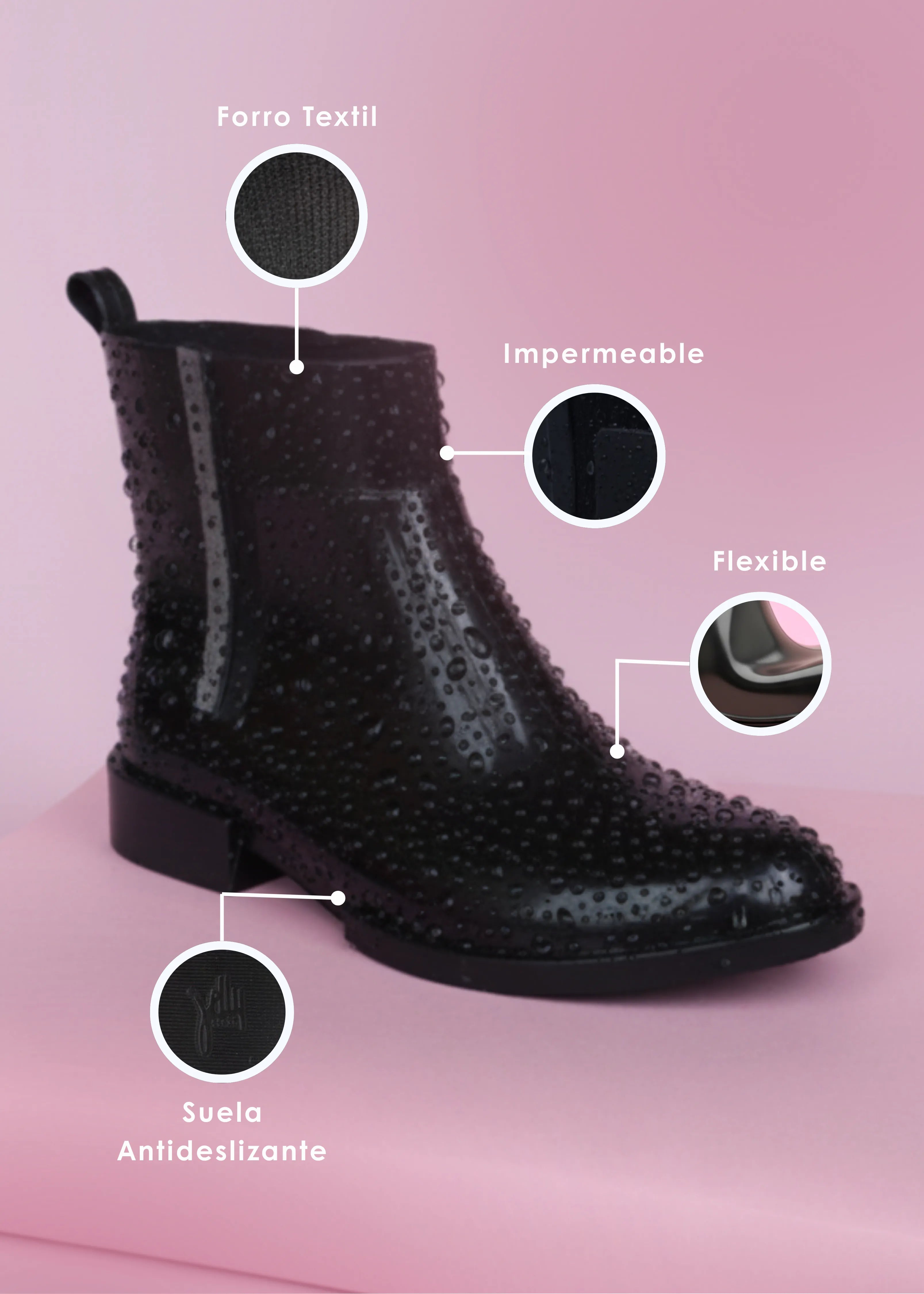 Botas Angelina Glitter