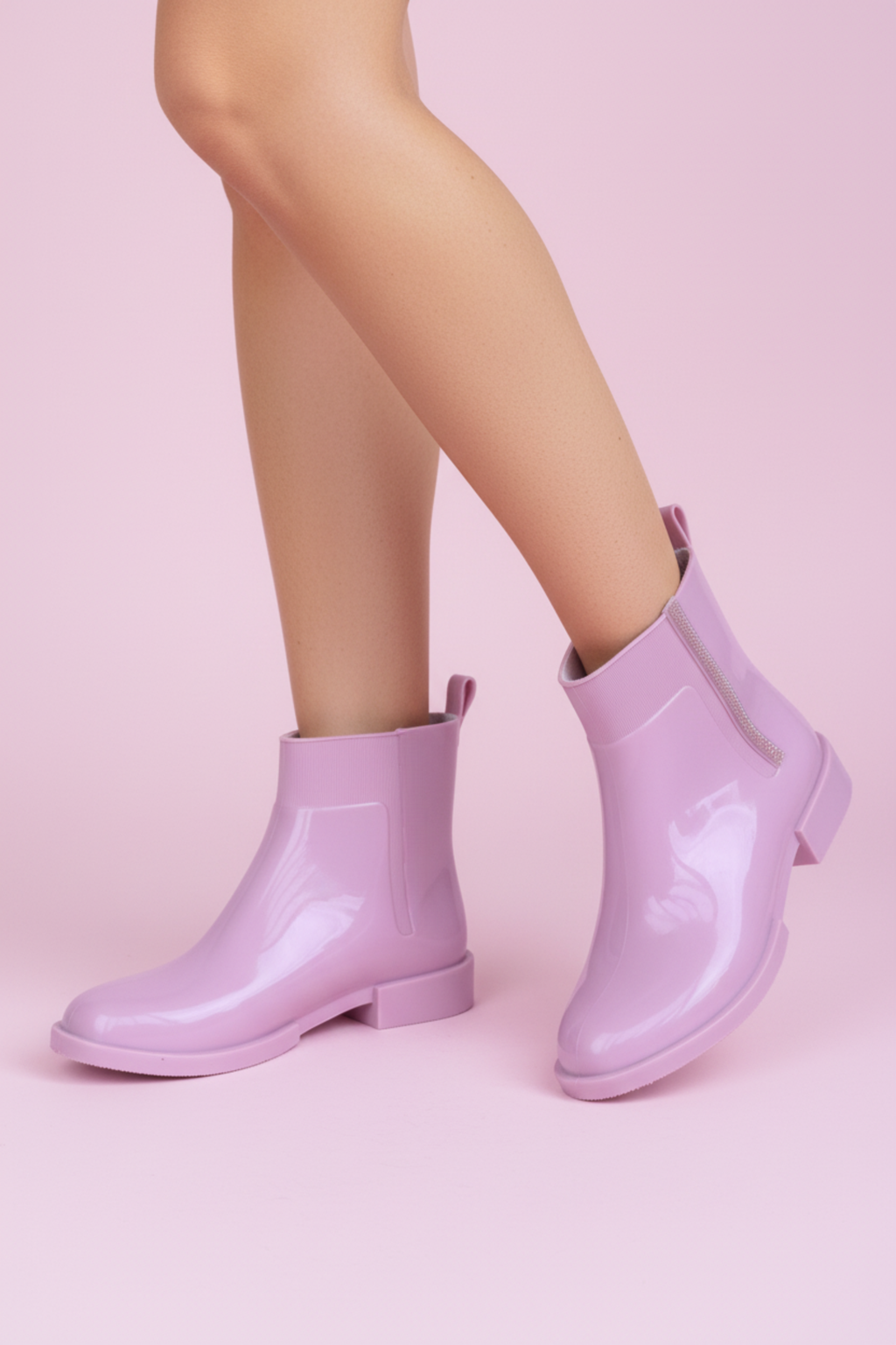 Botines Angelina Glitter detalle en el lateral