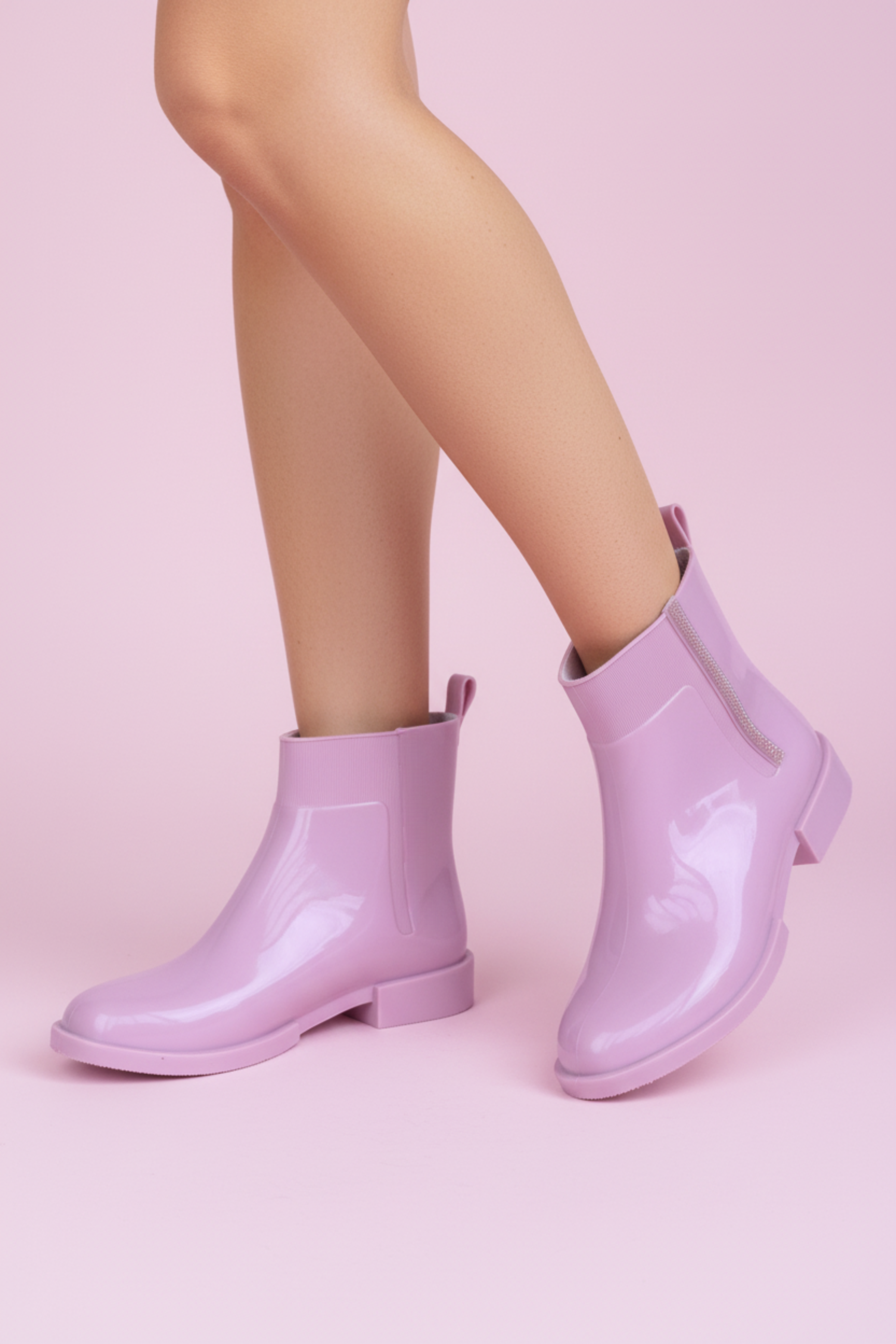 Botines Angelina Glitter detalle en el lateral