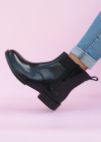 Botines Angelina en PVC punta ovalada