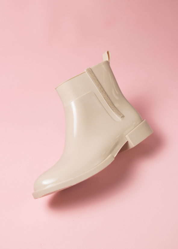 Botines Angelina Glitter detalle en el lateral