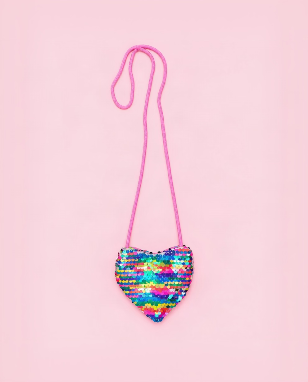 Mini Bag Corazón Lentejuelas