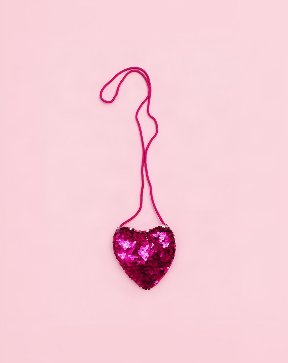 Mini Bag Corazón Lentejuelas