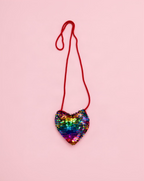 Mini Bag Corazón Lentejuelas