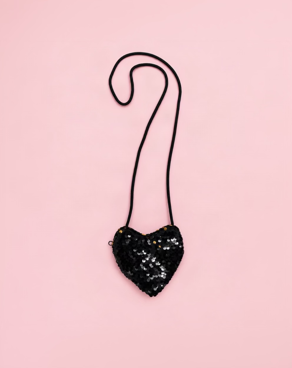 Mini Bag Corazón Lentejuelas