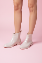 Botines Angelina en PVC punta ovalada