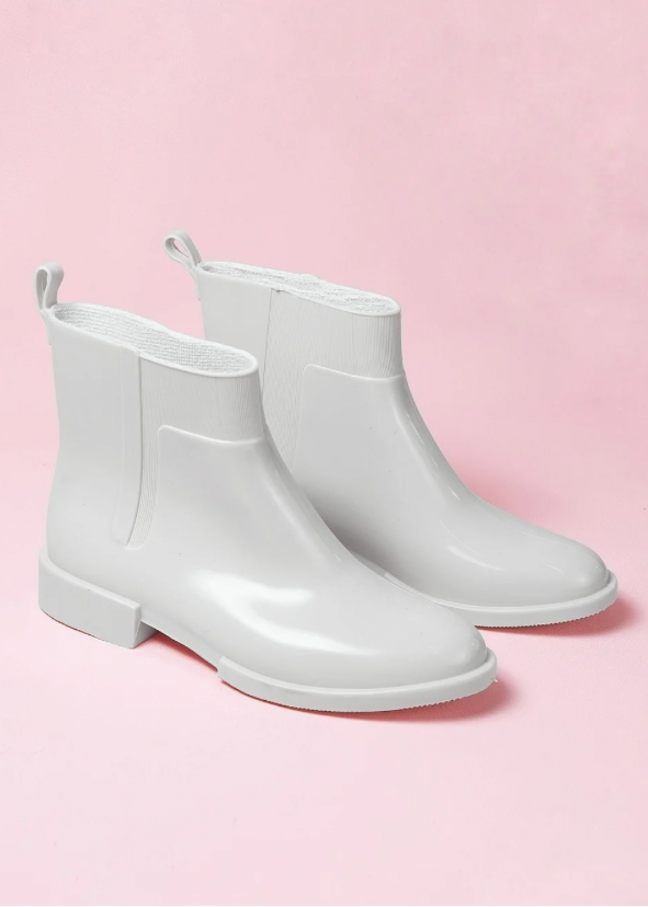 Botines Angelina en PVC punta ovalada