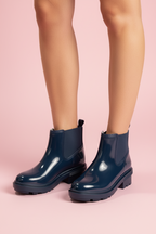 Botines Charlotte en PVC silueta Chelsea