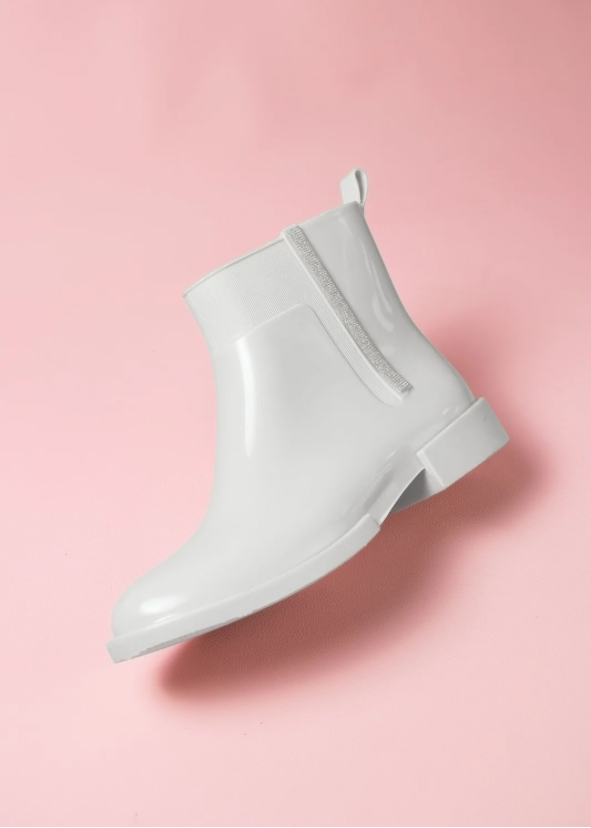 Botines Angelina Glitter detalle en el lateral